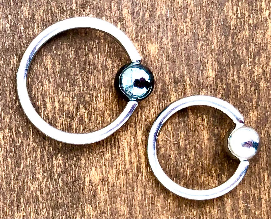 Captive Bead Rings/ Surgical Stainless 316 L/ LVM Implant Grade Steel