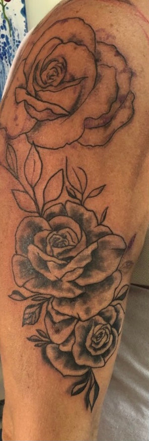 First Sitting for her 1/2 sleeve.