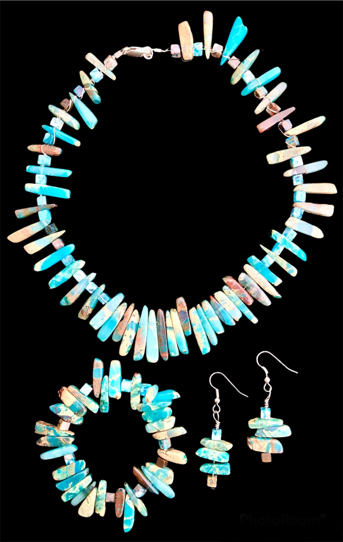 Genuine Turquoise & Sterling 925 Silver