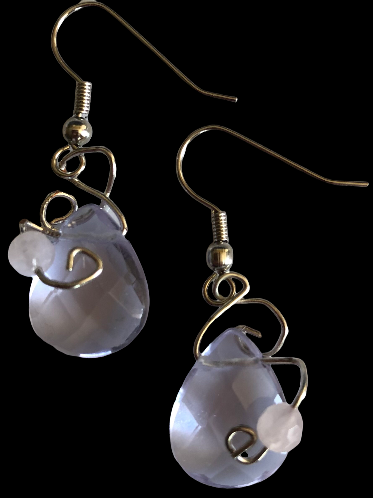 Amethyst, Blue Goldstone & Cat's Eye Jewelry Set