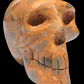 Leopard Jasper Skull