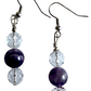 Amethyst & Clear Quartz Jewelry Set
