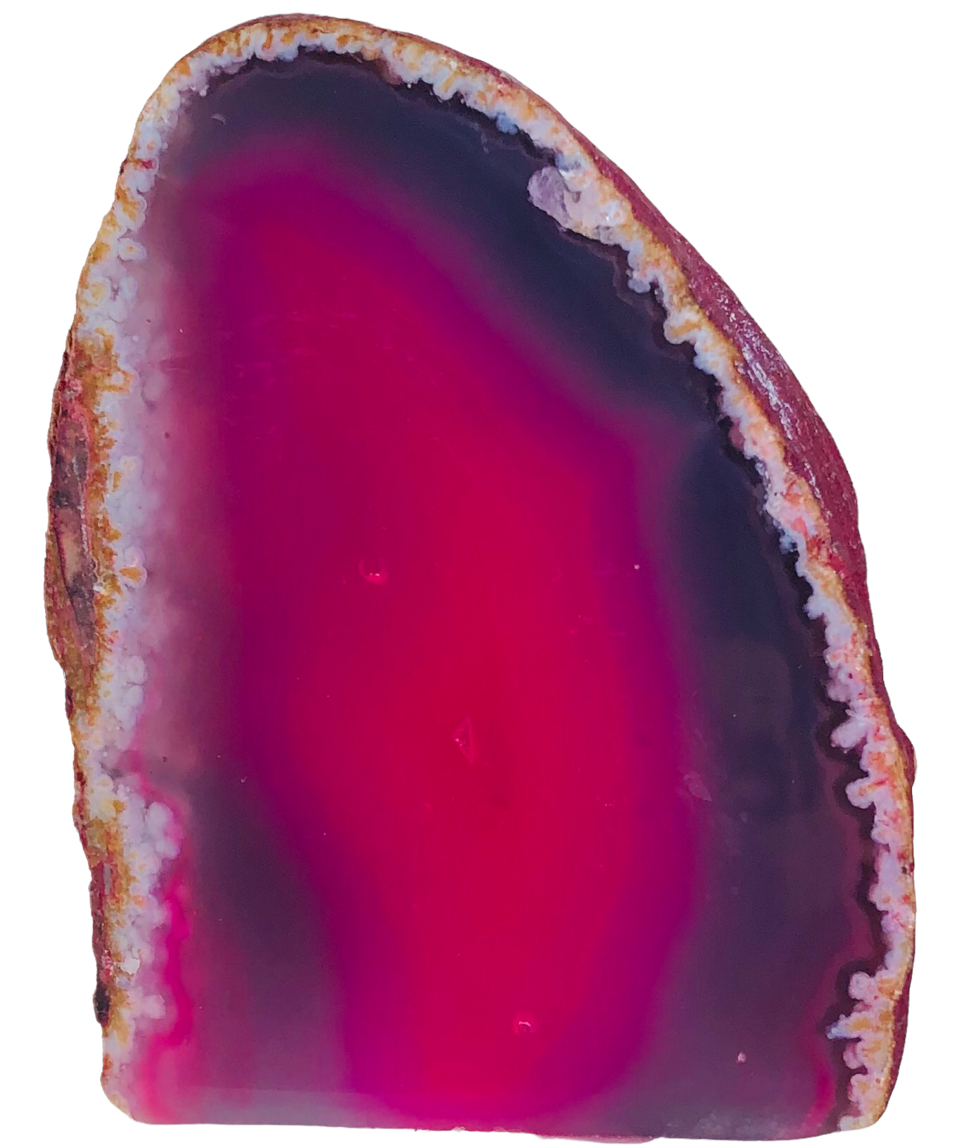 Pink Agate Book End/ Wedge